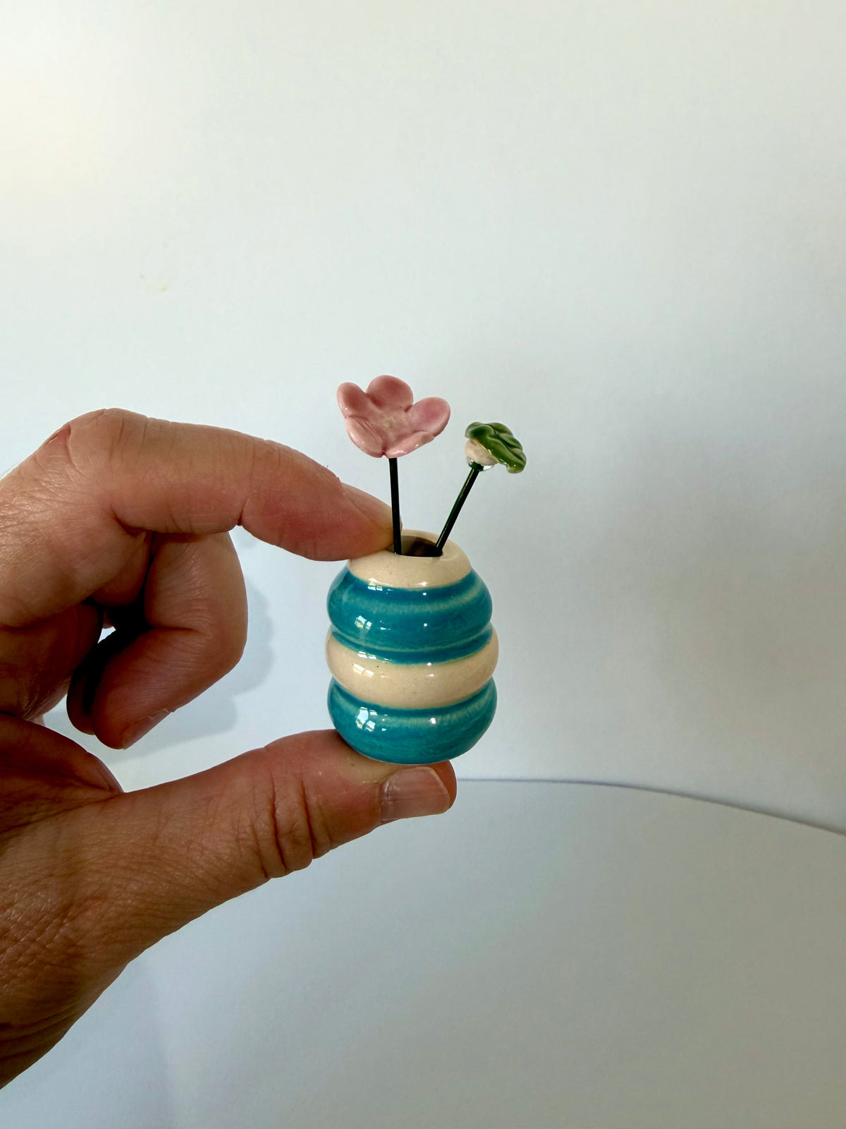 Lagoon Waves Mini Vase