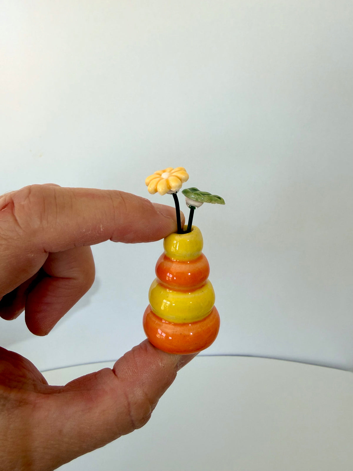 Citrus Sunrise Mini Vase