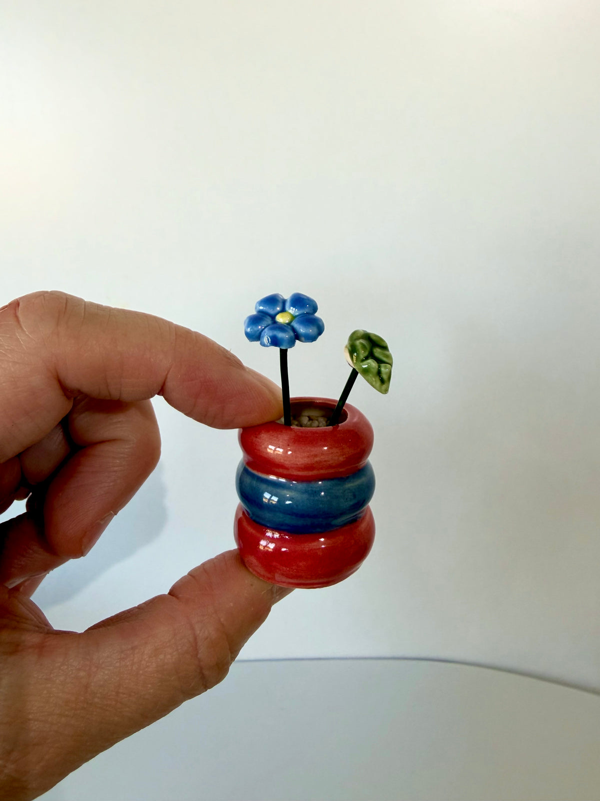 Berry Blue Mini Vase