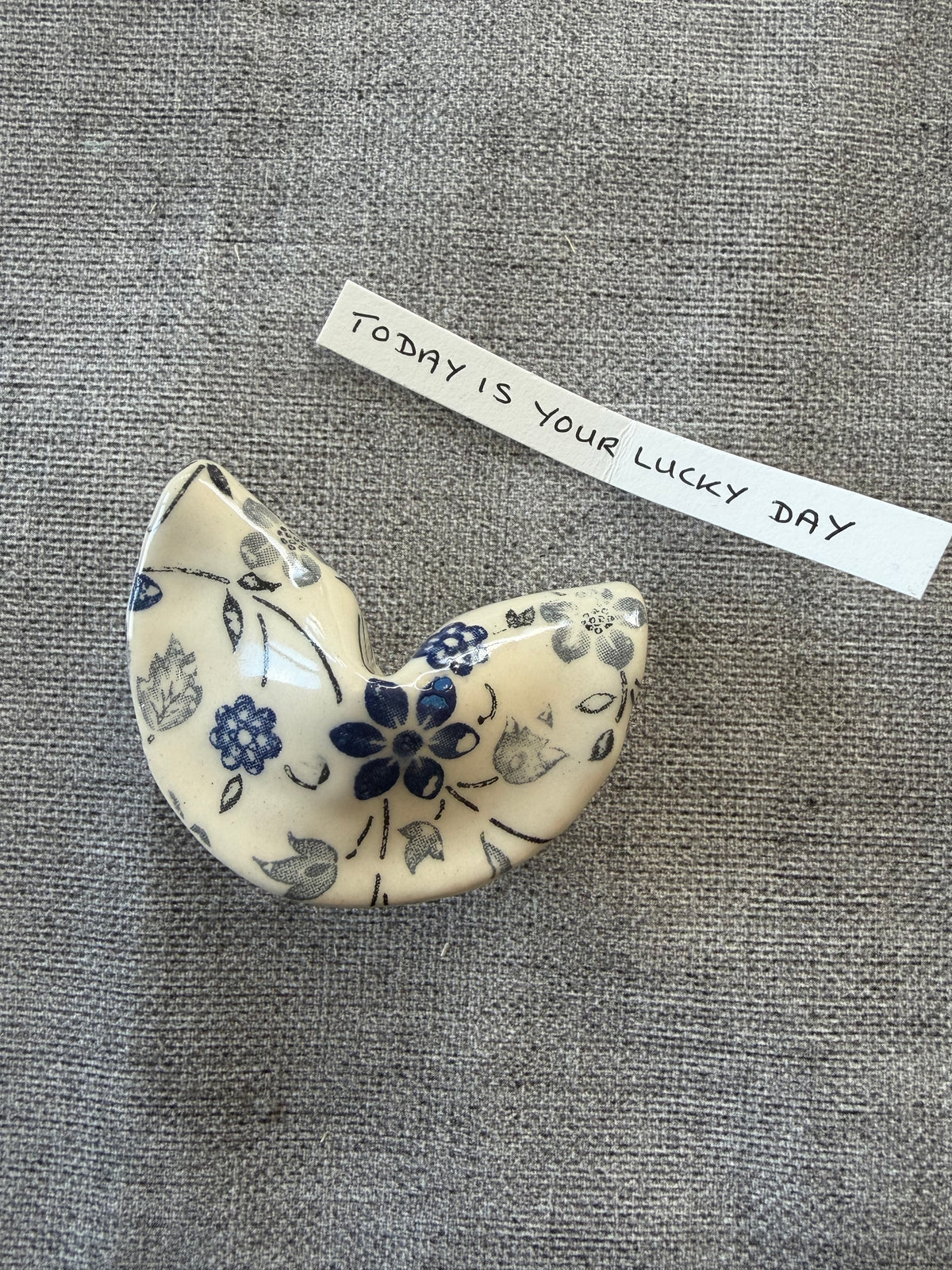 Wildflower Blue Fortune Cookie