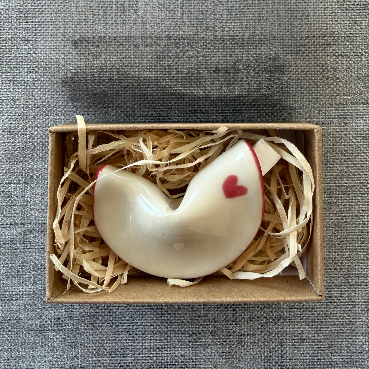 Red Heart Fortune Cookie