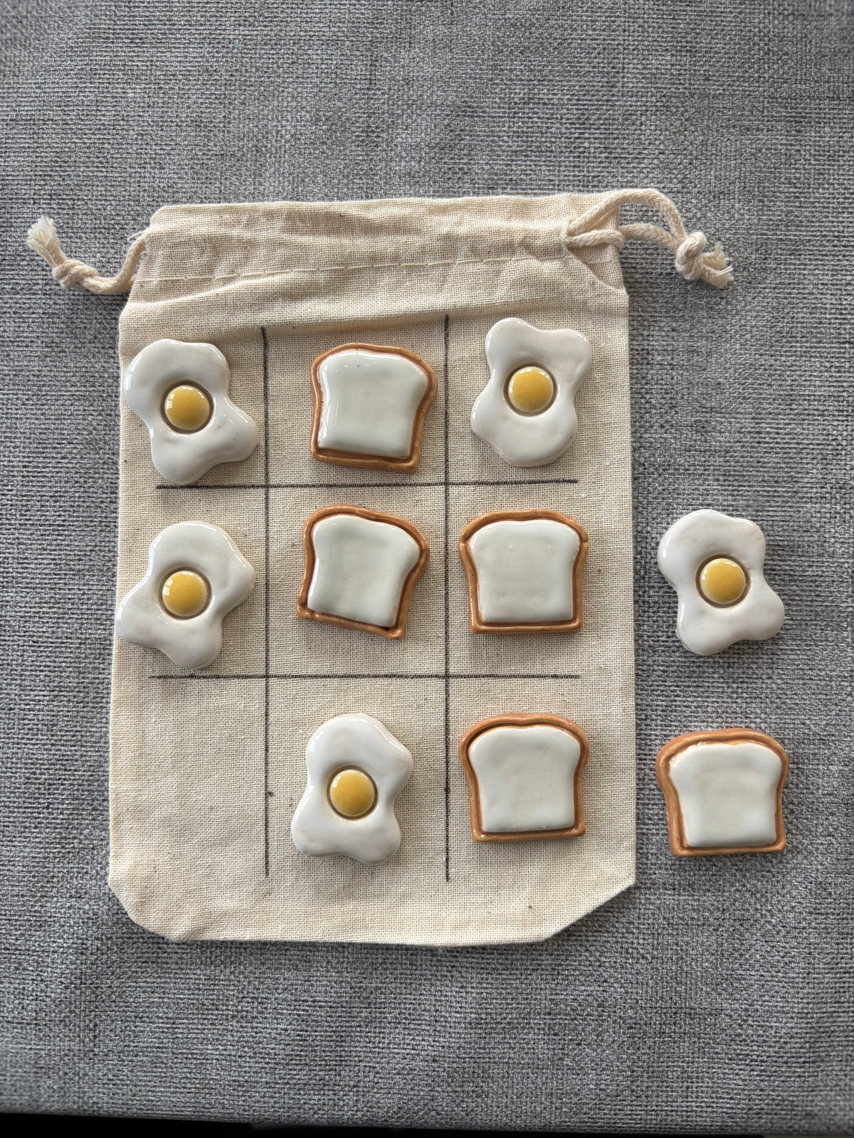 Egg & Toast Tic Tac Toe